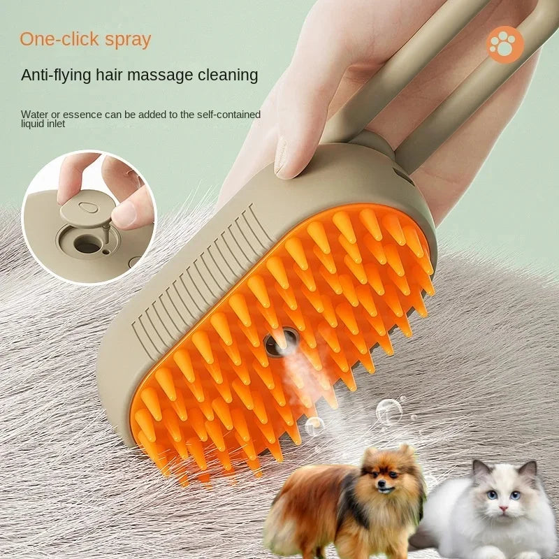 Cepillo de vapor para tu mascota 🤩🐶🐱