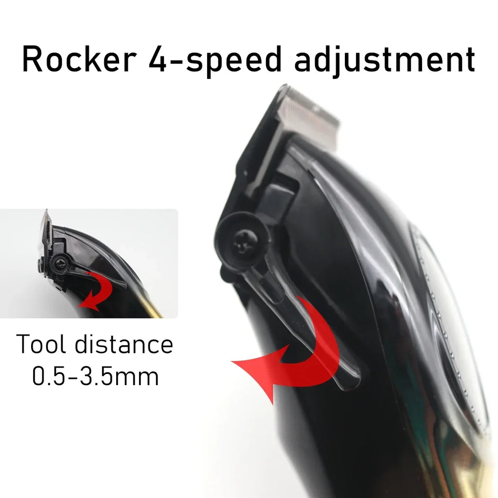 Kemei Hair Clipper Professional Haircut Machine 9000 RPM Magnet Motor Electric Trimmer Barber Shop Hair Cutting Machine KM-1767