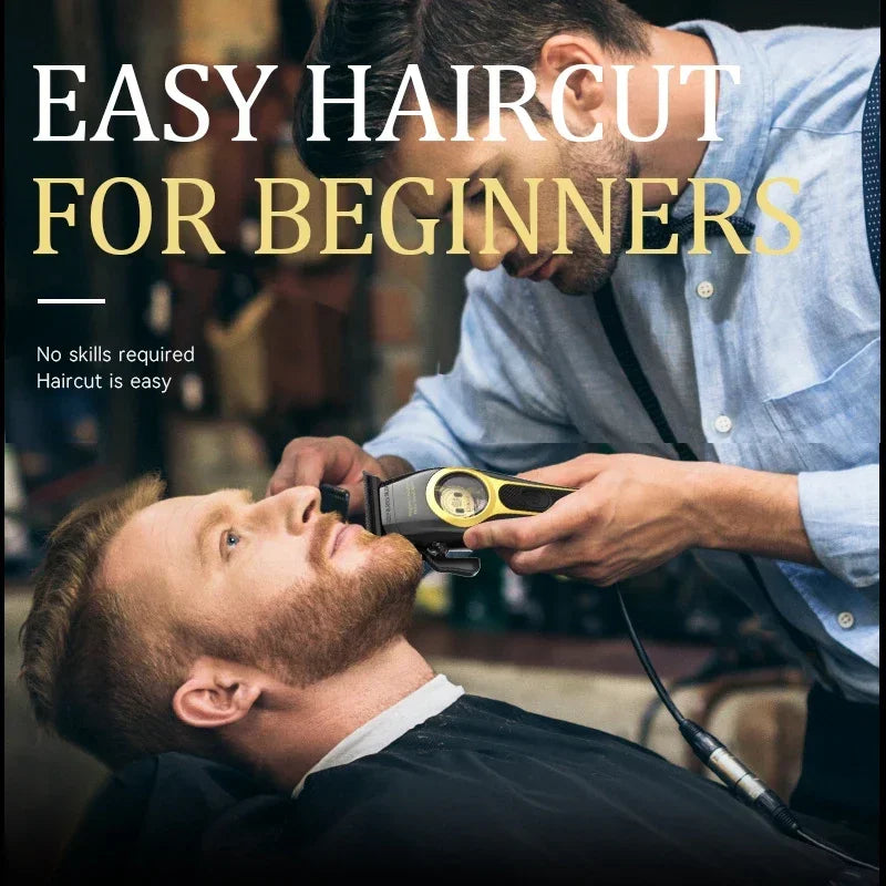 Kemei 2373 Barber Fade Hair Clippers Professional Cordless Hair Trimmer Electric Men Hair Cutting Machine Magnetic Motor 8800RPM